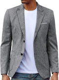 Mens Casual Sport Coat Blazer for Men - Lightweight Two-Button Fit