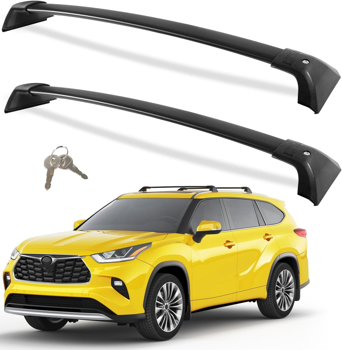 Lockable Roof Rack Cross Bars for Toyota Highlander 2020-2026