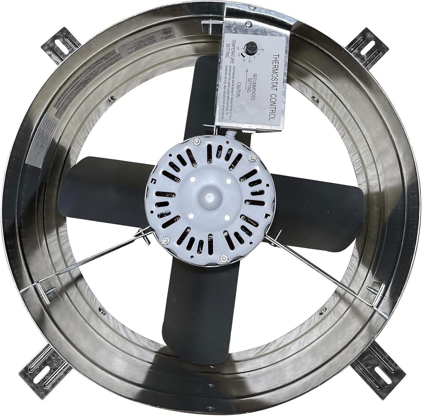 iLiving ILG8G14-12T Automatic Gable Mount Attic Ventilator Fan