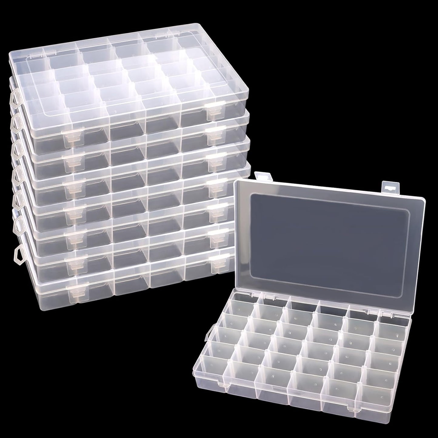 36 Grids Plastic Bead Organizer for Jewelry and Craft Storage