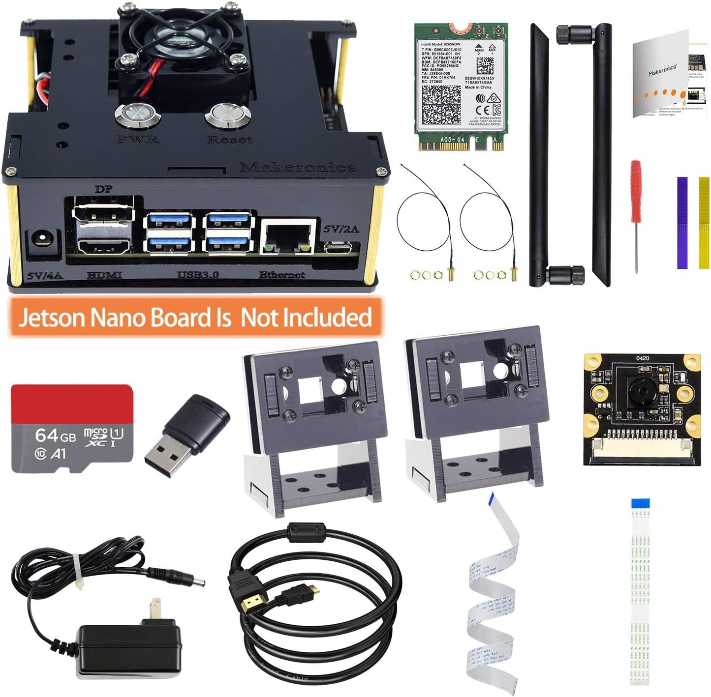 Jetson Nano Developer Kit with IMX 219-77 Camera Module
