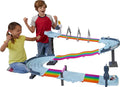 Hot Wheels Mario Kart Rainbow Road Raceway 8-Foot Track Set - Lights