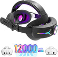 Head Strap for Meta Quest 3/3s Accessories Upgraded RGB Lighted