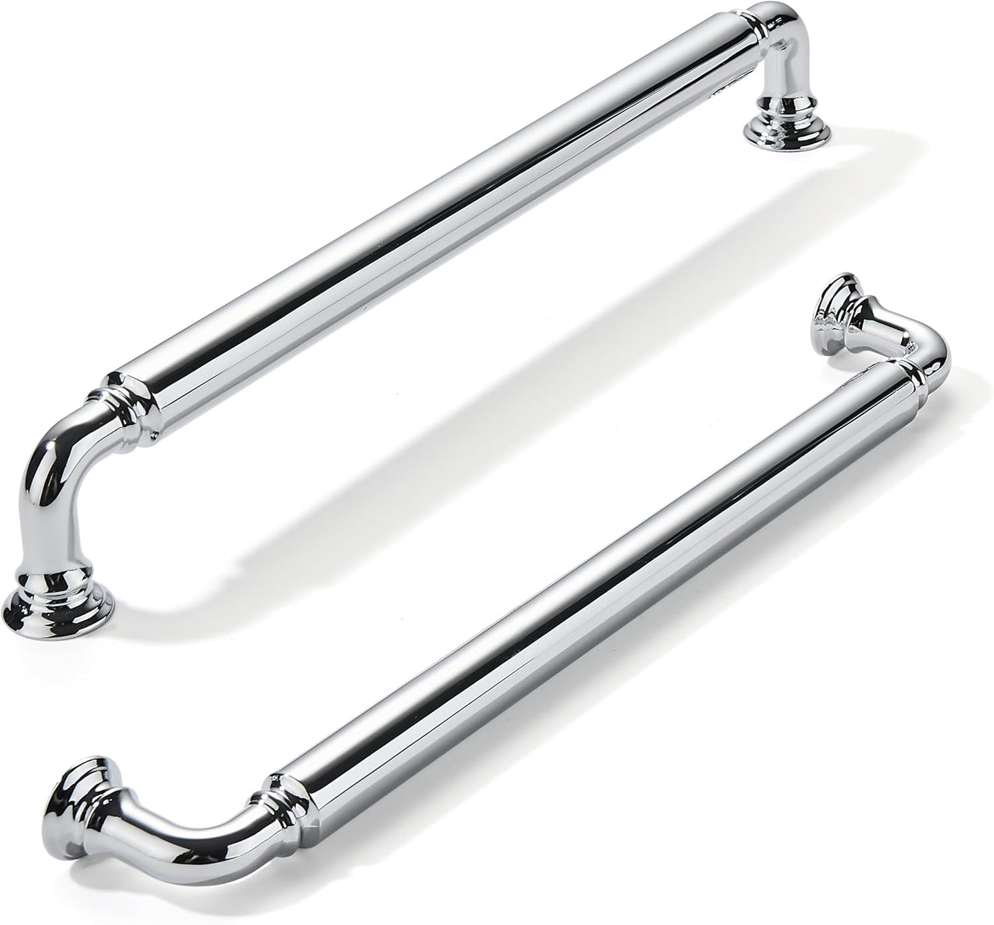 8 Inch Polished Chrome Heavy-Duty Cabinet Pulls for Home Use