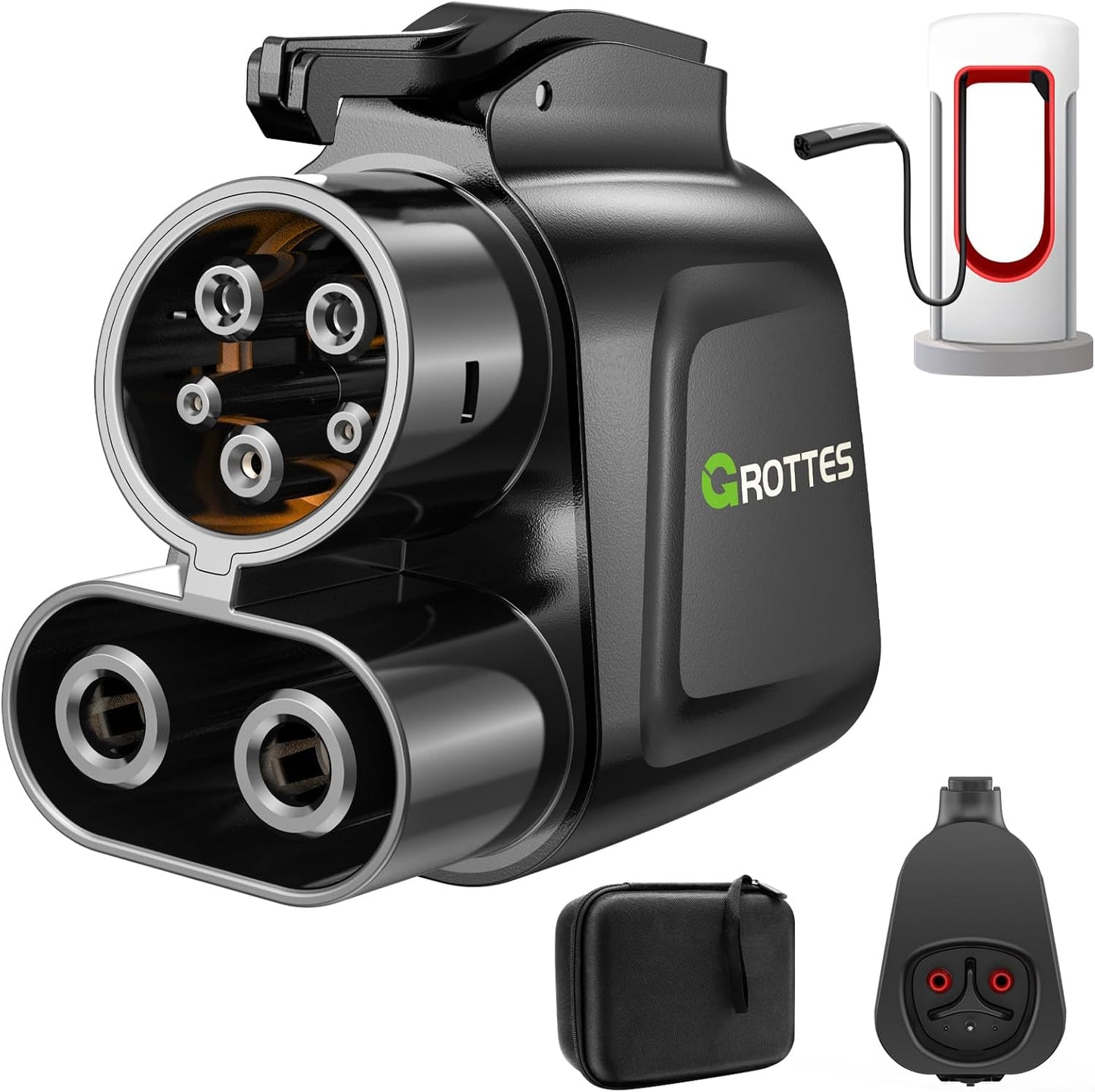 Rapid EV Conversion Adapter for Tesla Superchargers by GROTTES