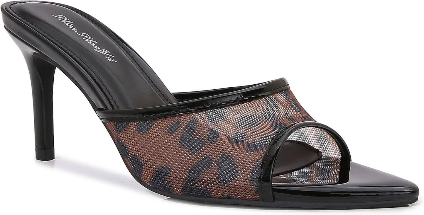 Women Clear Pointed Toe Sandals Stiletto Heels for Style