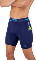 Men's Compression Running Shorts with Rear Storage - No Bounce