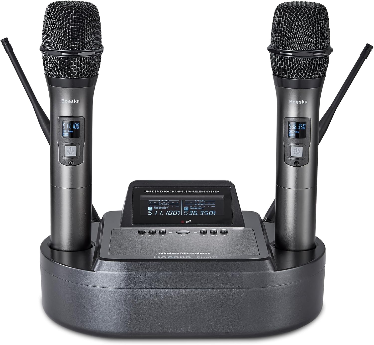 Boeska Rechargeable Wireless Dual Mic - Ultimate Performance!