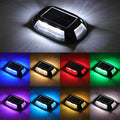 VOLISUN Solar Driveway Lights 4 Pack - RGB Deck & Dock Lights