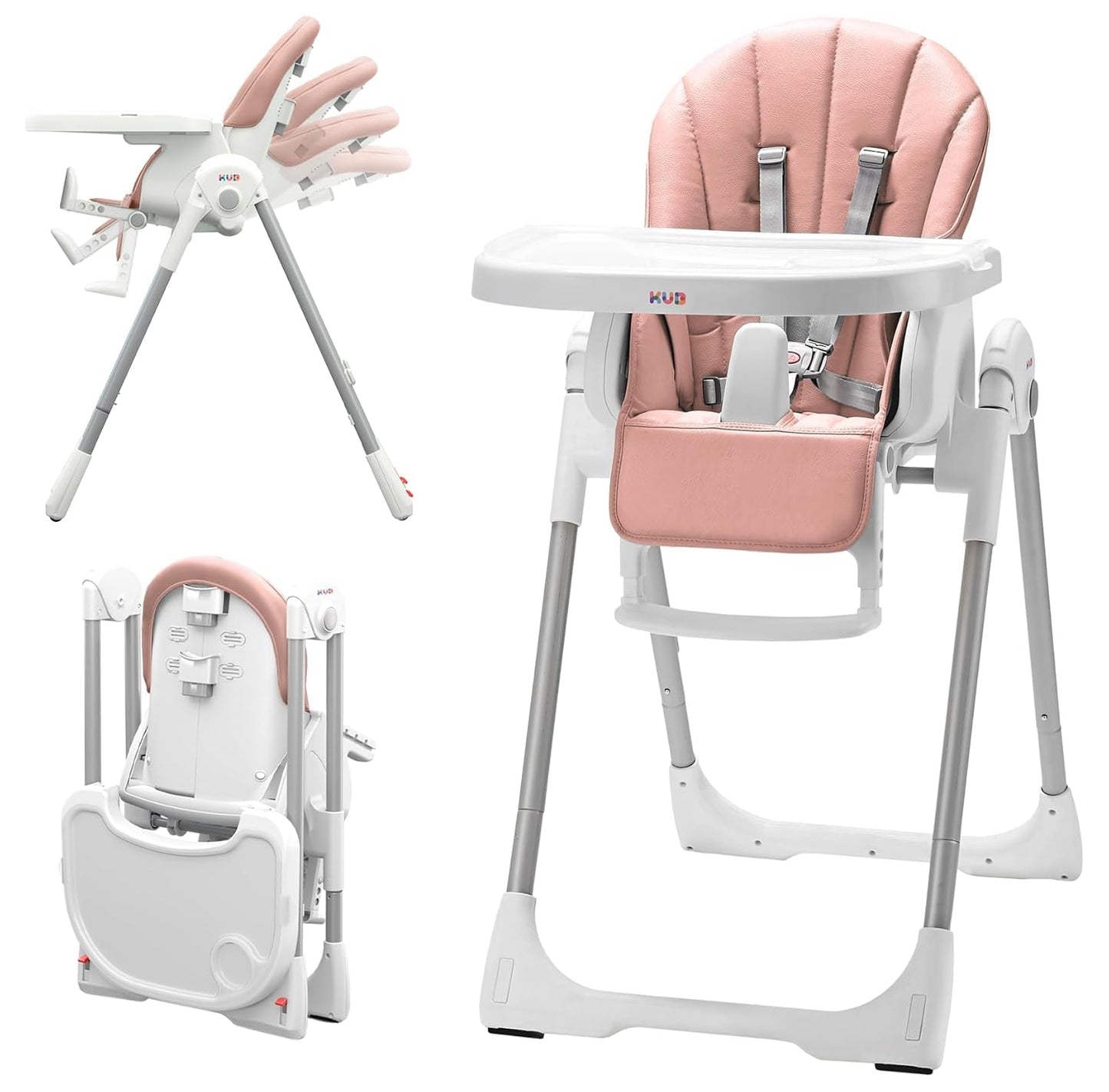 KUB 3-in-1 Foldable Baby High Chair for Comfort & Safety