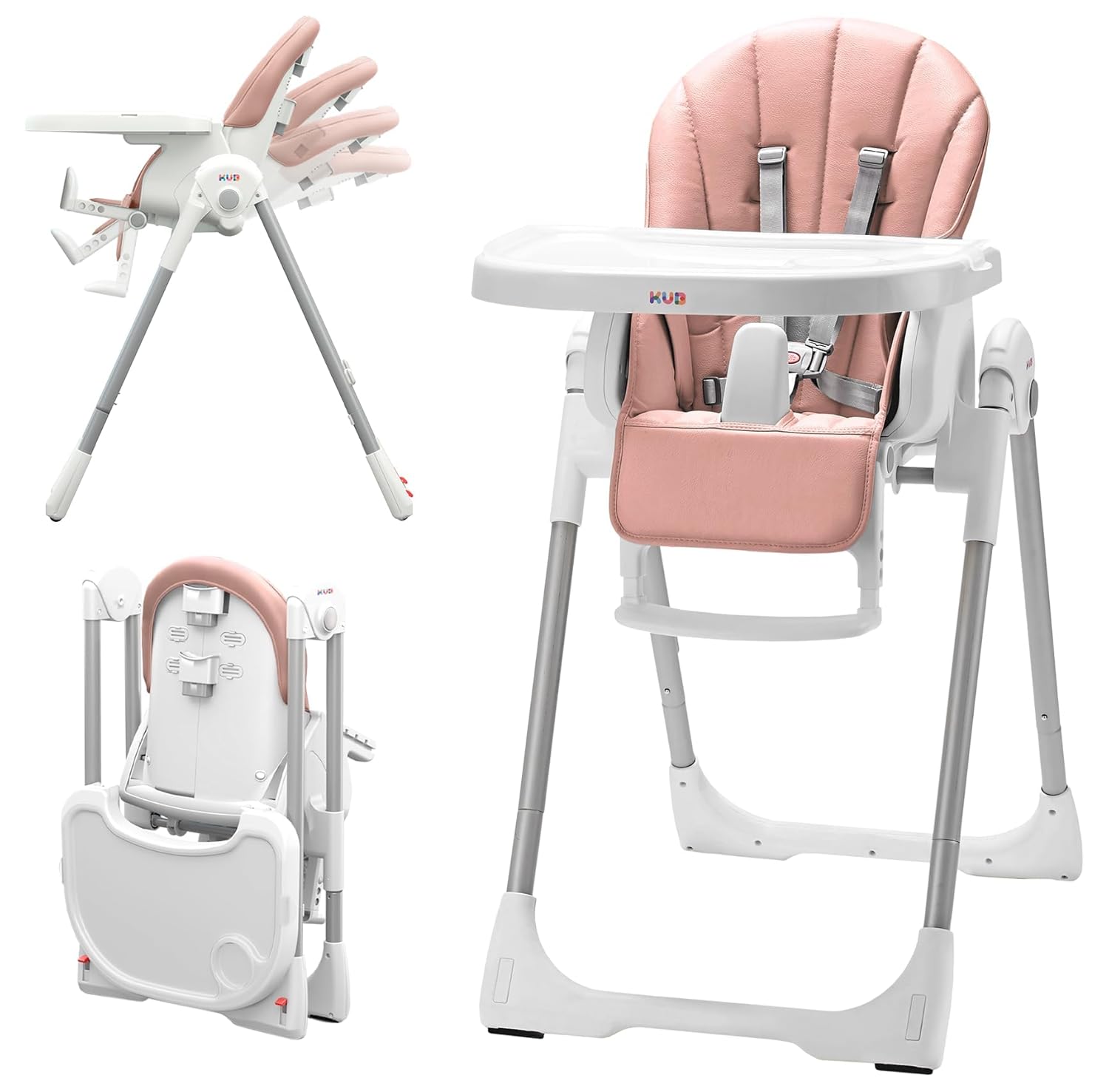 KUB 3-in-1 Foldable Baby High Chair for Comfort & Safety