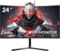 ZZA 24 Inch Curved Monitor FHD 200Hz - Smooth Gaming & Office View