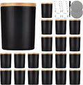 Candle Jars Set 20 PCS with Lids and Labels - DIY Candle Kit