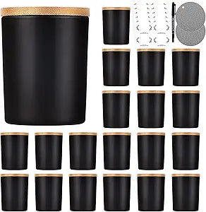 20 PCS Candle Jars with Lids for DIY Candle Making Projects