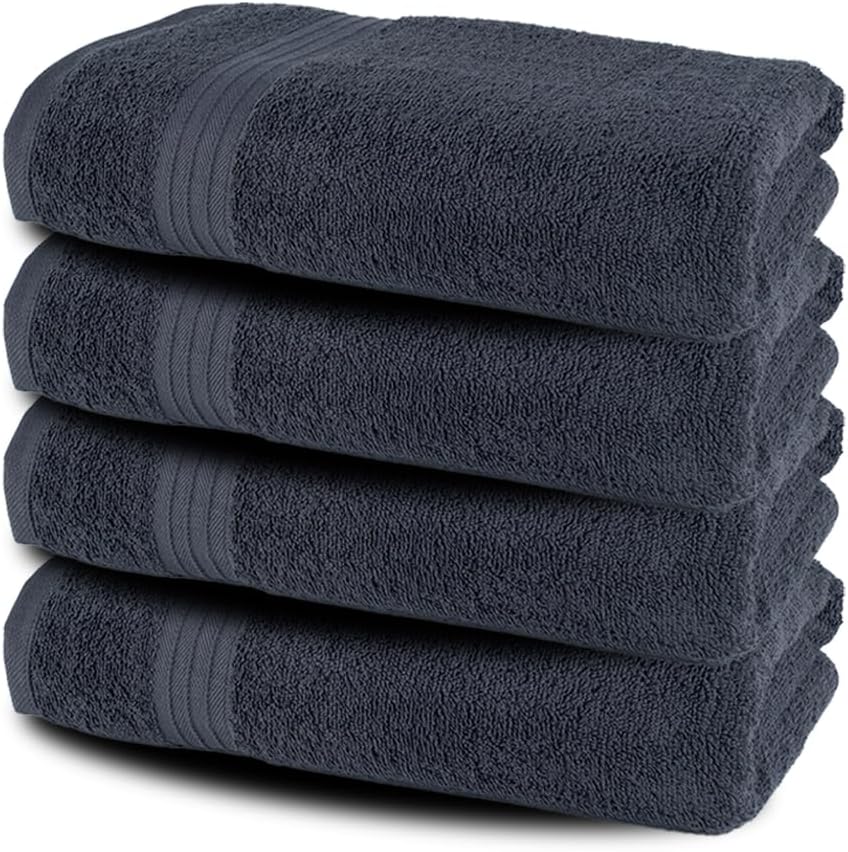 30x60 Inch Cotton Bath Towels - Soft, Absorbent & Lightweight