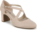 Womens Tracy Block Heel Pumps - Retro Style with Comfort