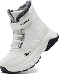 Boys Hiking Boots Kids Winter Snow Boots - Warm, Non-Slip Comfort
