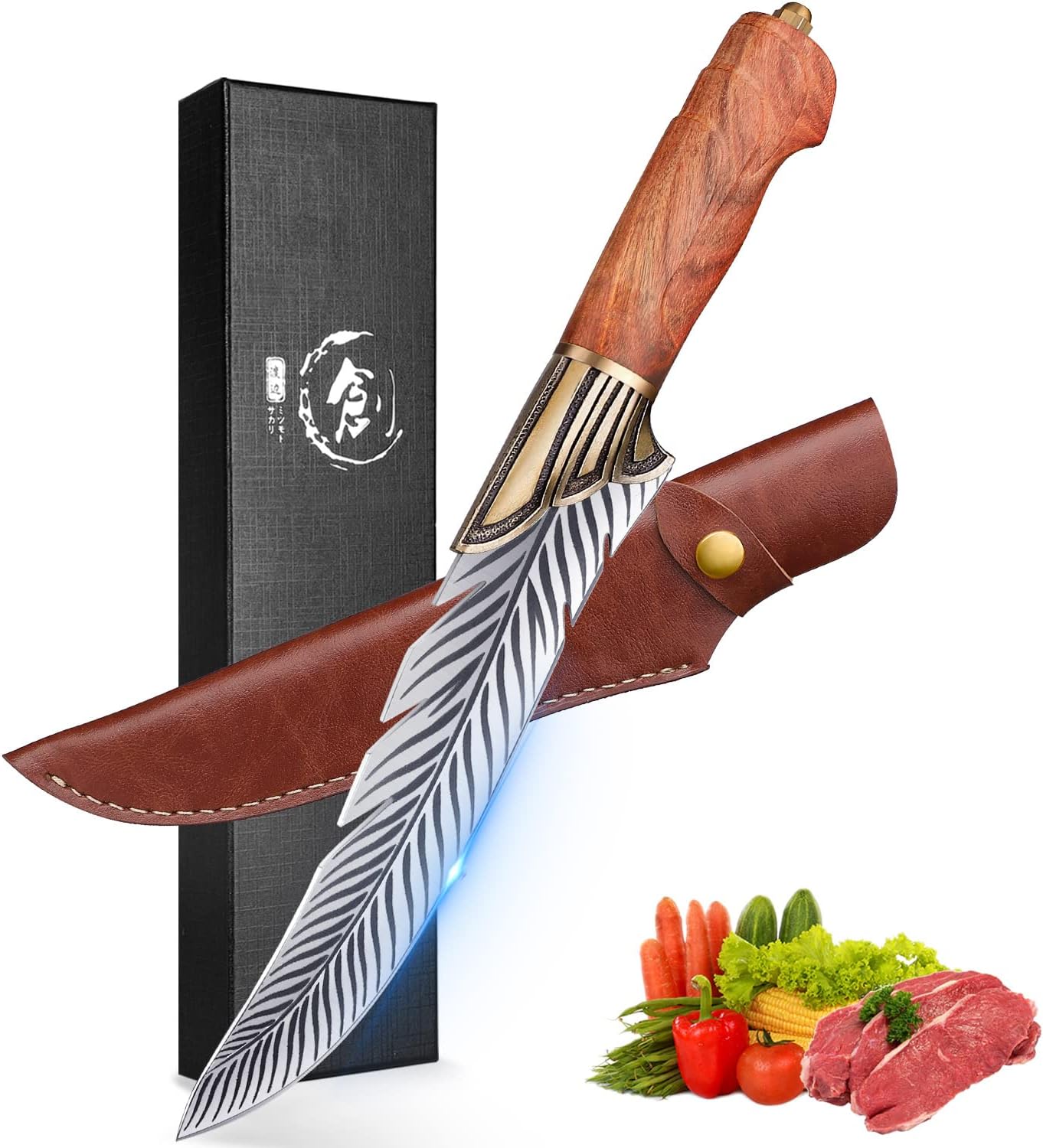 ROCOCO Feather Viking Knife - Premium Japanese Boning Knife