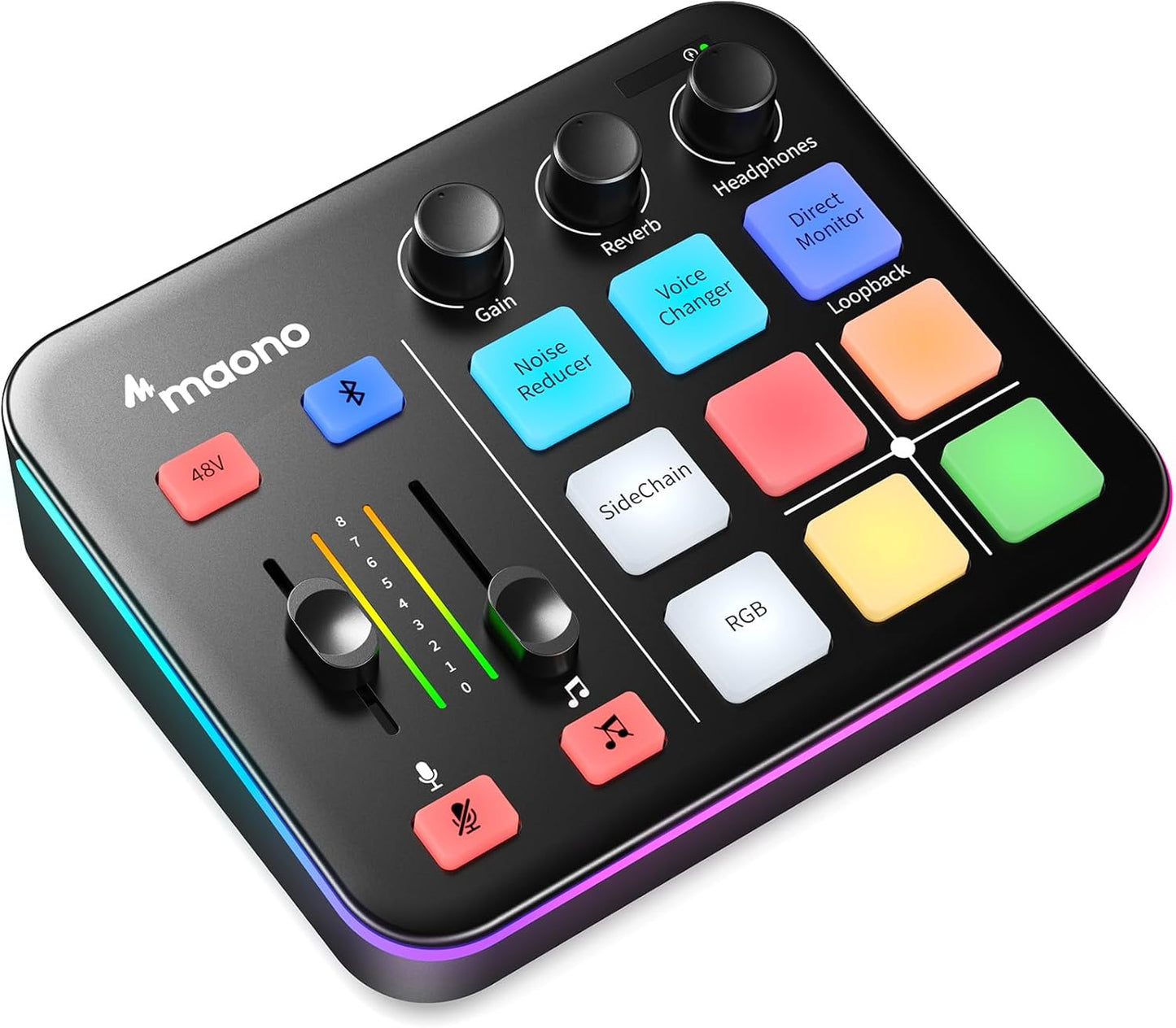 MAONO Gaming Mixer with Pro-preamp & Bluetooth
