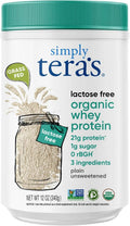 Simply tera's Lactose Free Organic Whey Protein Powder Review