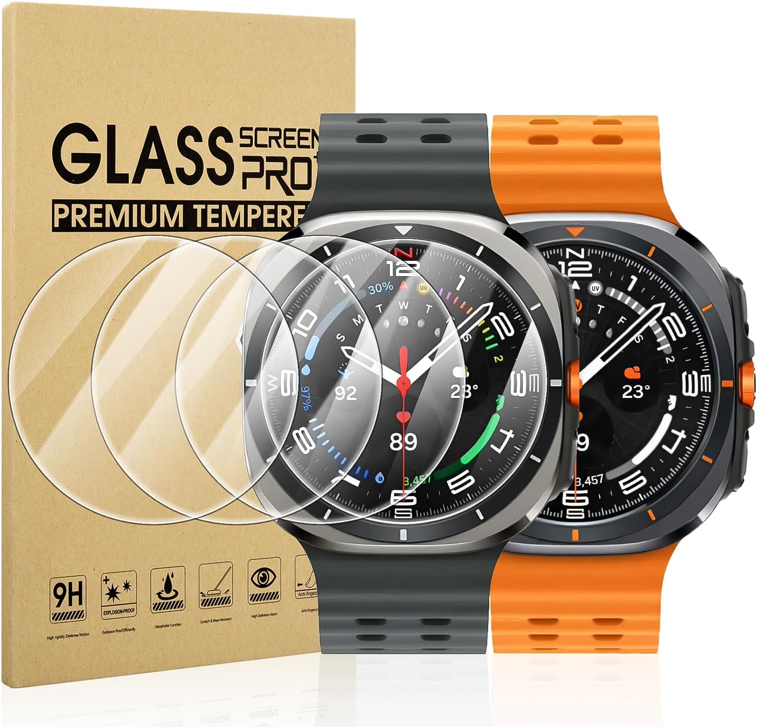 Ultra 47mm Samsung Watch Protector Set