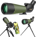 Gosky 25-75x80 Spotting Scope - Bright, Rugged Outdoor Optic
