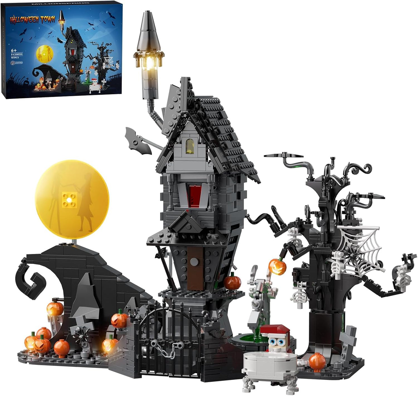 Nightmare Horror Haunted House Building Set for Creative Fun