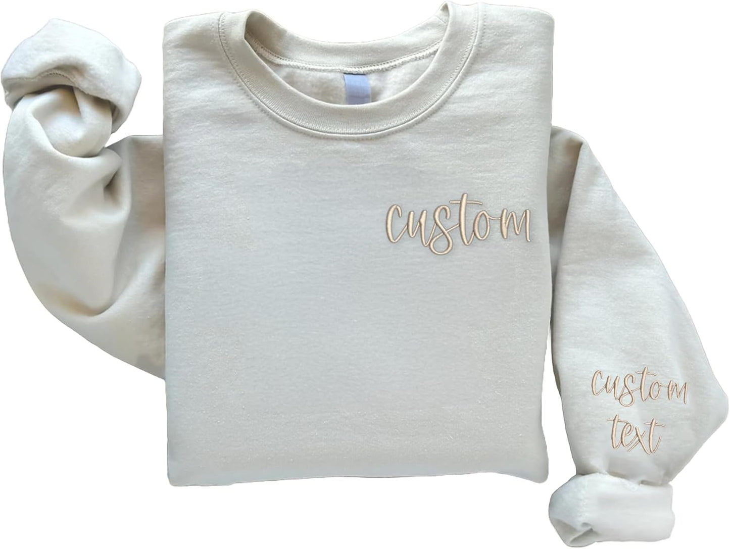 Personalized Embroidered Sweatshirt - Design Your Own!