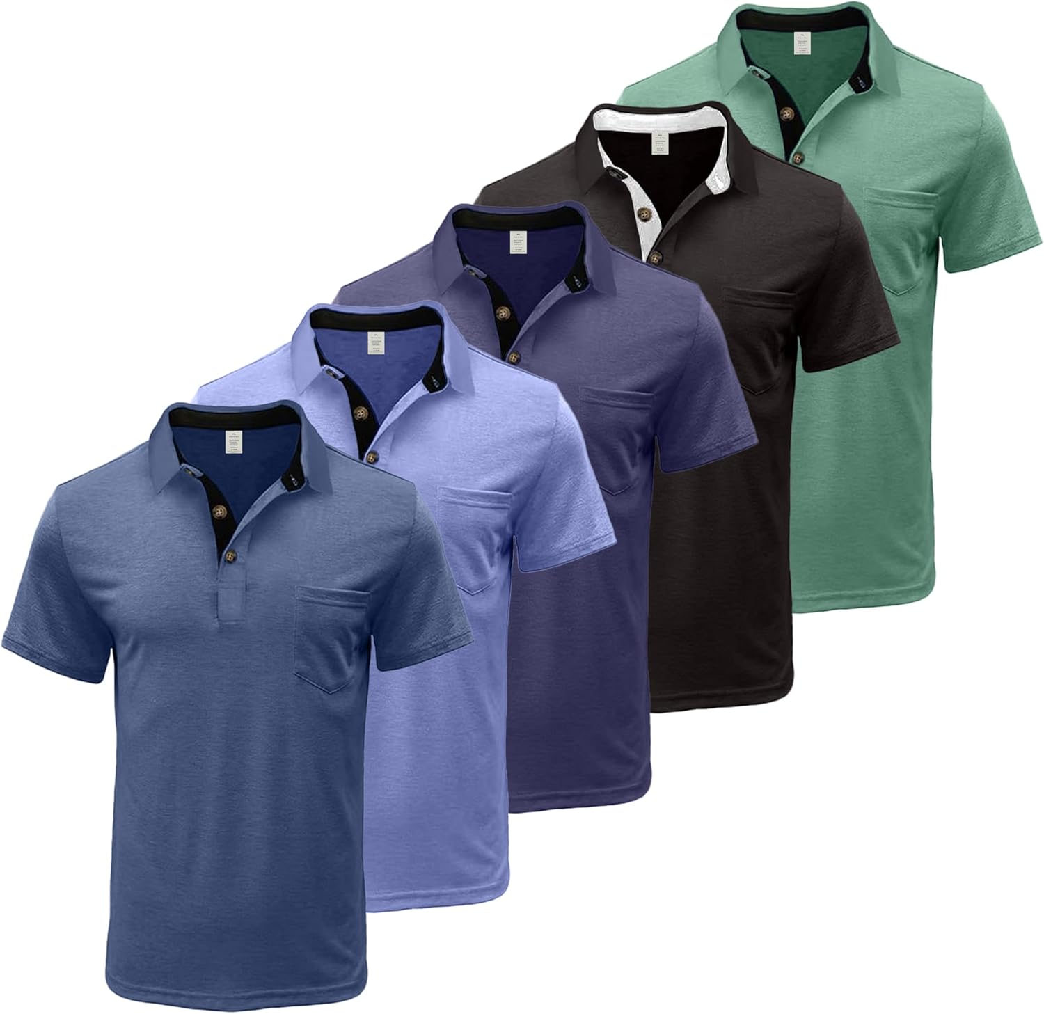 Men's Casual Polo Shirts Short Sleeve for Summer Activities