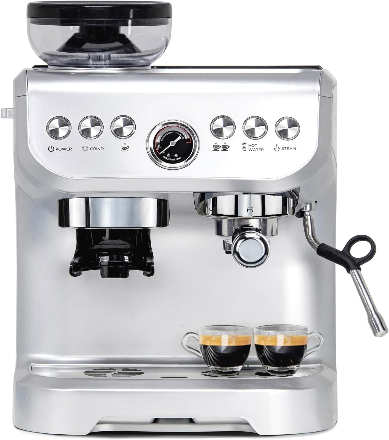 MIROX 15 Bar Espresso Machine - Froth, Grind, Brew!