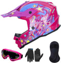 Kids Starlight Pony ATV Helmet Small - DOT & ECE Dual Certified