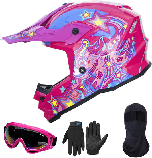 ILM Youth ATV Helmet for Kids - Lightweight & Safe Motocross Gear