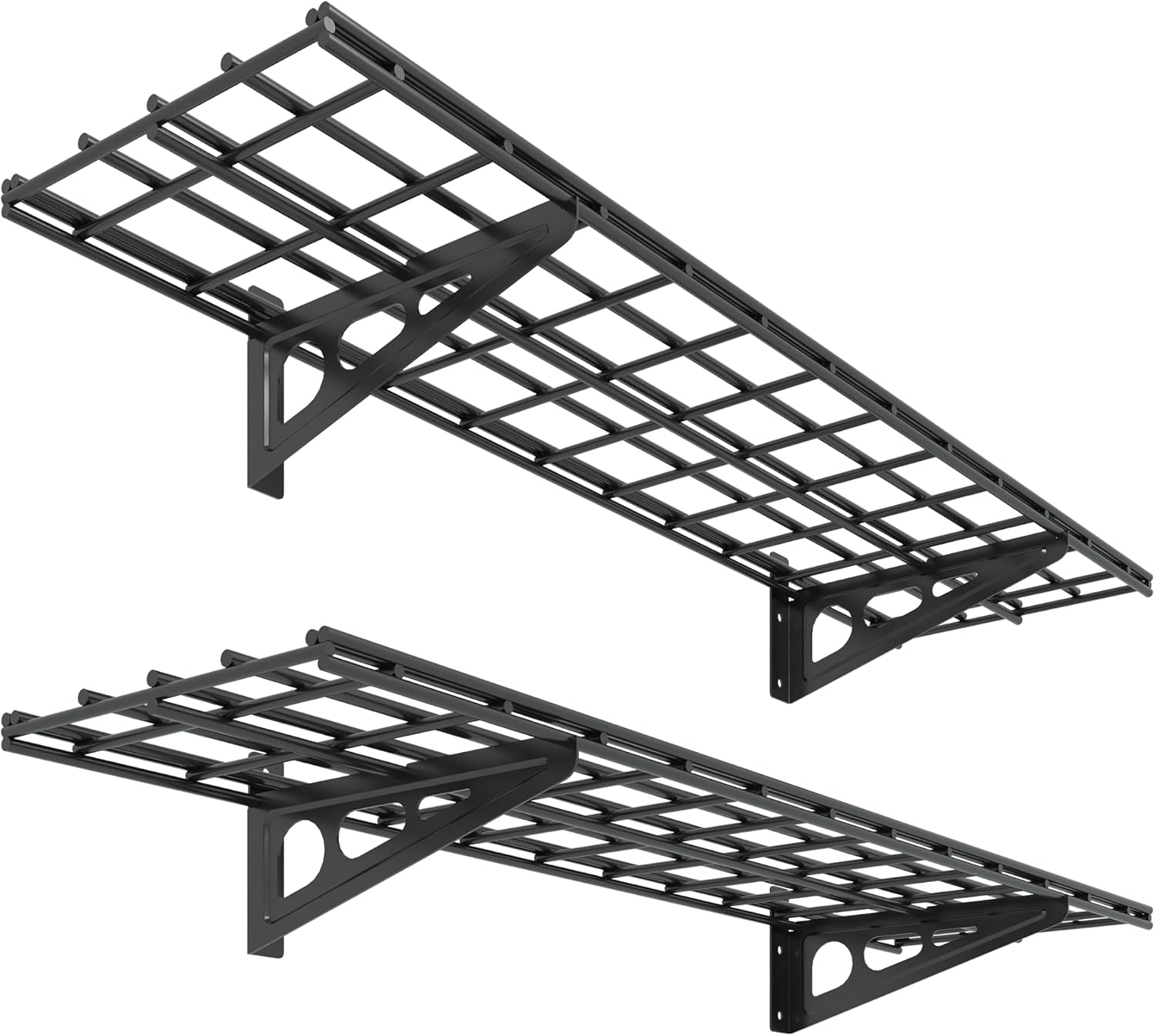FLEXIMOUNTS 1x4ft Wall Shelf Garage Storage Rack for Home