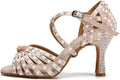 Women's Rhinestones Latin Dance Shoes - Sparkly Ballroom Heels