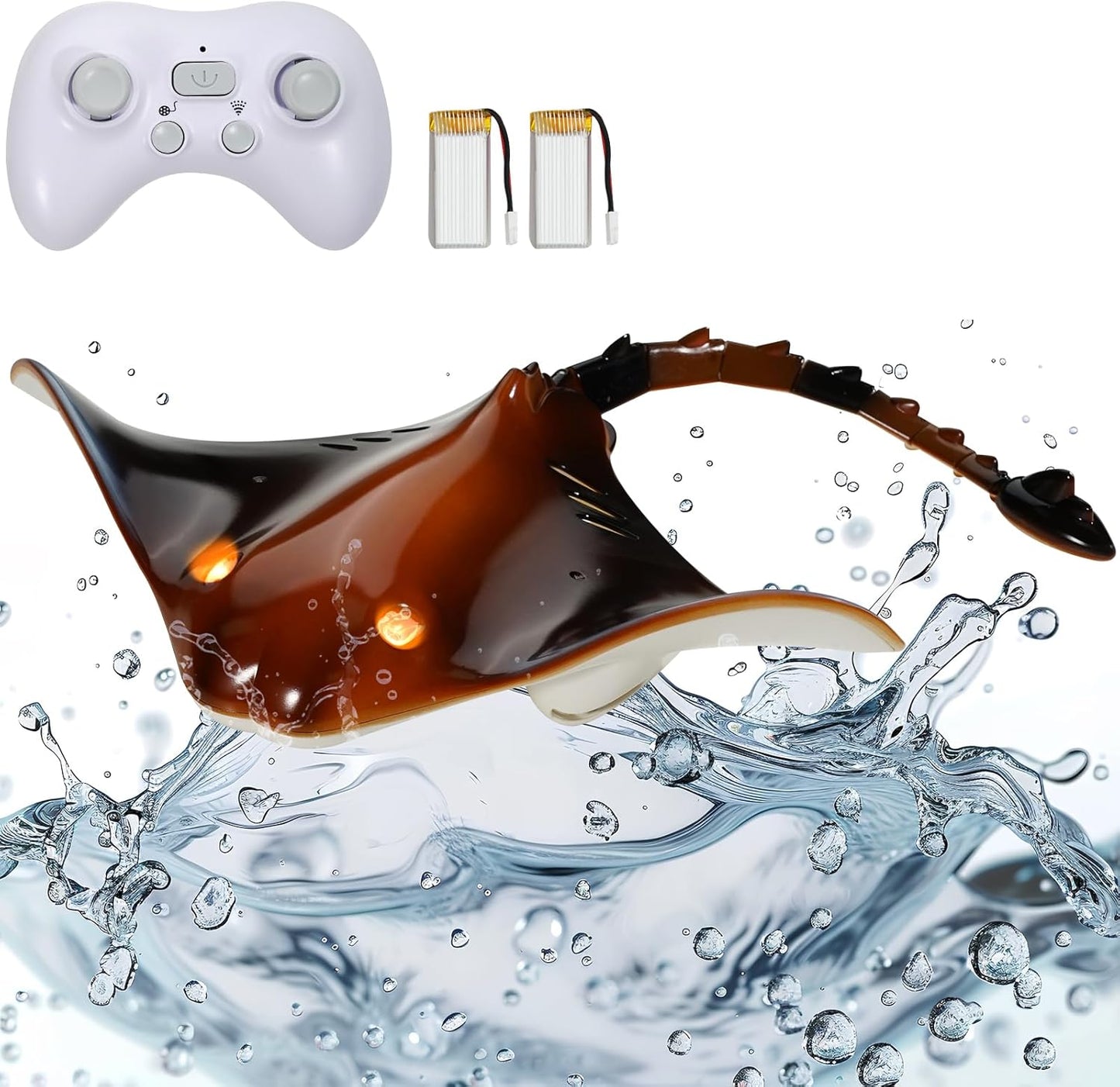 Remote Control Manta Ray Toy - 2.4GHz RC Shark for Summer Fun!