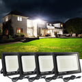 4Pack LED Flood Light Outdoor 250W 25500LM - Bright Daylight