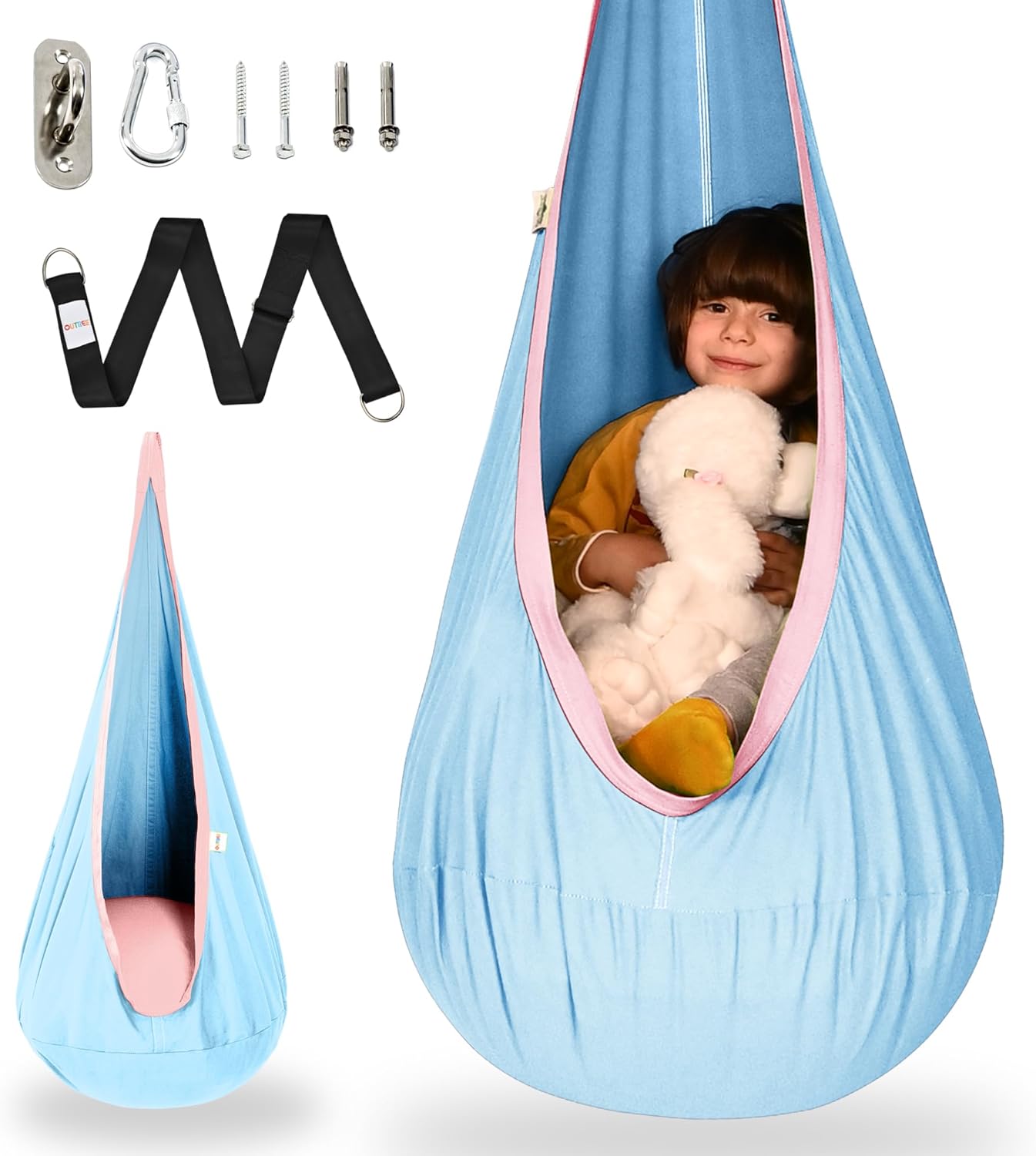OUTREE Kids Pod Swing: Sensory Hammock Chair