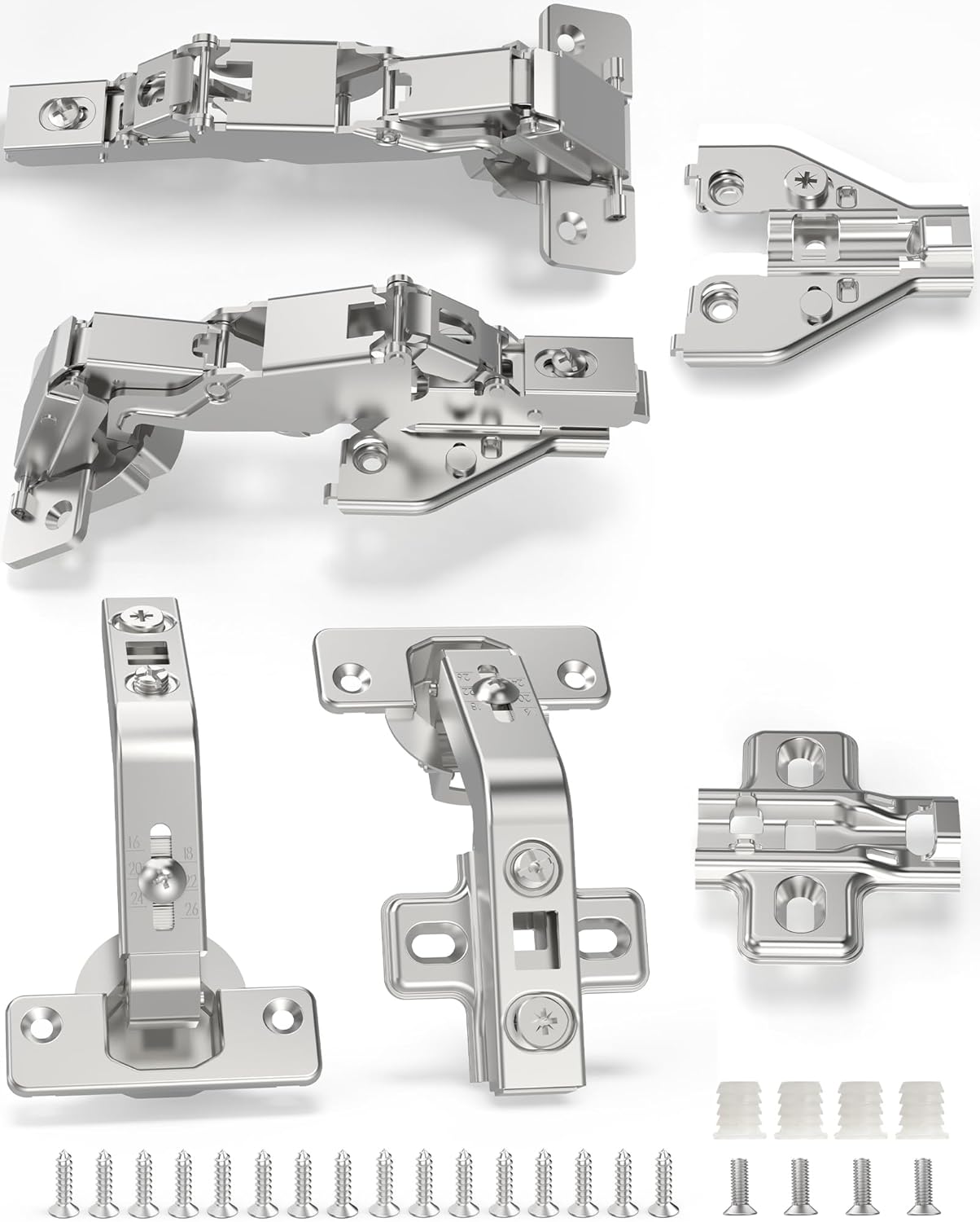 135 Degree & 165 Degree Hinges Kit for Corner Cabinets