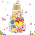 Acrylic Cake Stand 3 Pcs Set (6in, 8in, 10in) - Clear Tiered Display