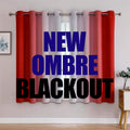 G2000 Ombre Blackout Curtains 63 in - Stylish Room Darkening Panels