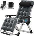 Zero Gravity Chair Lawn Recliner - Portable Folding Chaise