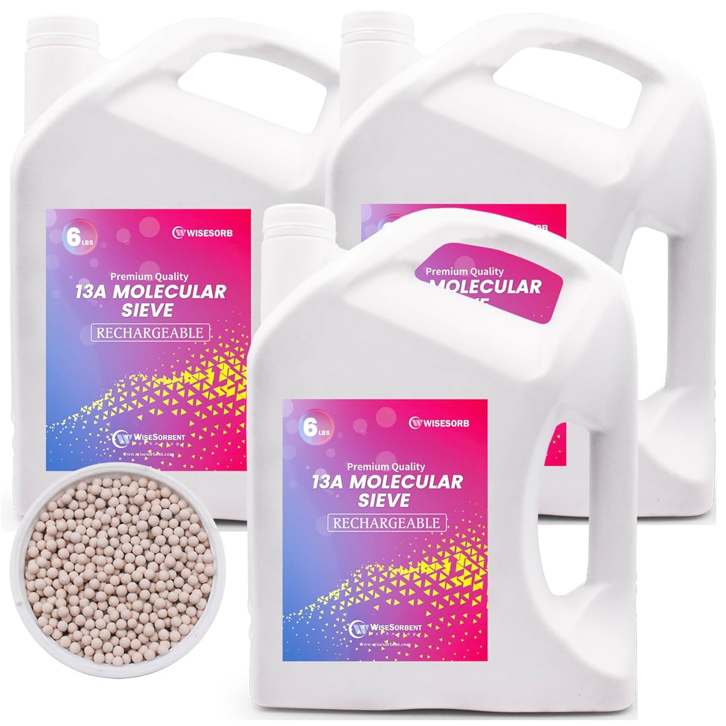 18 LBS 13X Molecular Sieve Desiccant Beads for Moisture Control