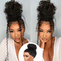 Hidden Strap 360 Full Lace Front Wig Human Hair 18in - Natural