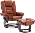 Ultimate Comfort Swivel Recliner + Ottoman by JC Home