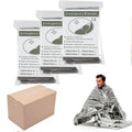 Emergency Foil Blanket (Pack of 100) - Survival Thermal Mylar Blankets