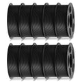 ANYCUBIC PLA Filament 1.75mm Bundle - 10KG Black, Accurate & Neat
