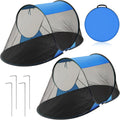 Pop up Mosquito Tent Outdoor 2 Pcs - Portable One Person Shelter