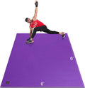 GXMMAT Large Exercise Mat 6ftx6ft (7mm) - Extra Wide Non-Slip Cardio
