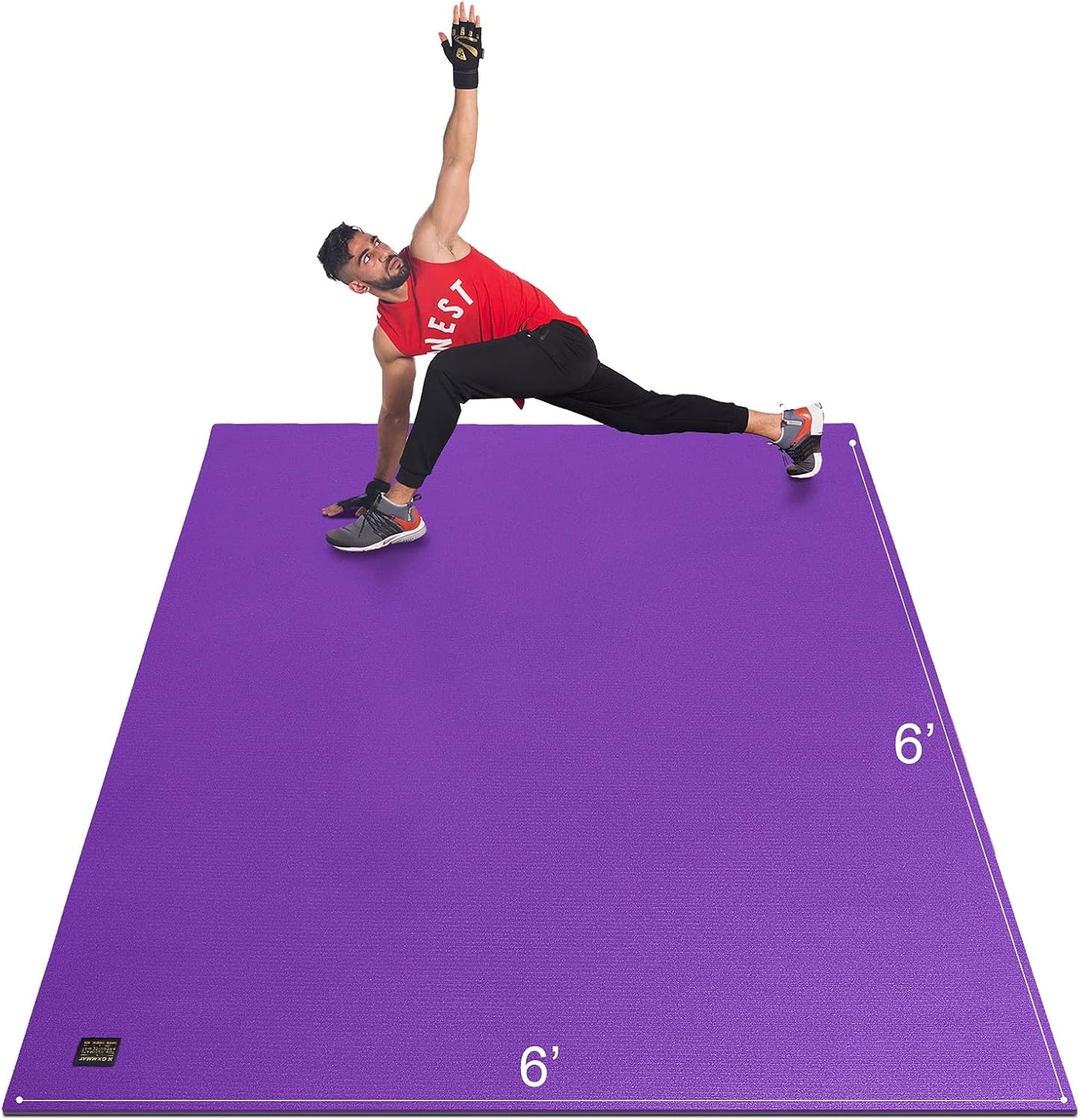 GXMMAT Large Exercise Mat for Home Gym Flooring and Fitness