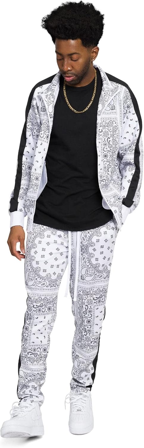 G-Style USA Men's Velour Velvet Tracksuit for Casual Wear